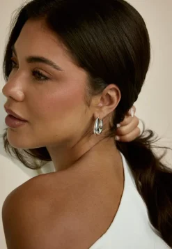 Autumn Chunky Retro Hoop Earri