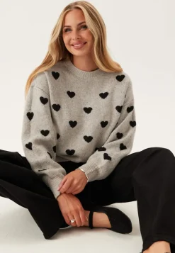 Awheart Ls O-neck Knit