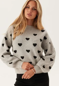 Awheart Ls O-neck Knit