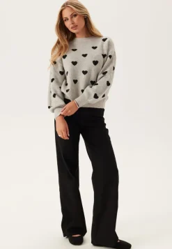 Awheart Ls O-neck Knit