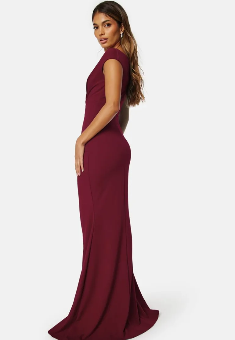 Bardot Pleat Maxi Dress