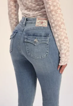 Becca Mid Rise Bootcut Flap
