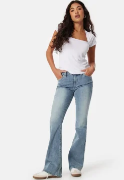 Becca Mid Rise Bootcut Flap