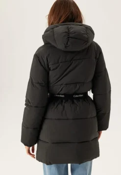 Belted Midweight Long Puffer