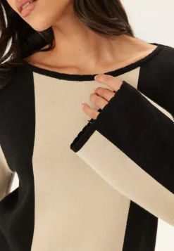 Block Knitted Sweater