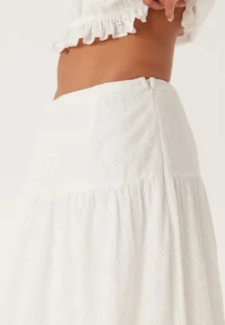 Broderie Anglaise Maxi Skirt