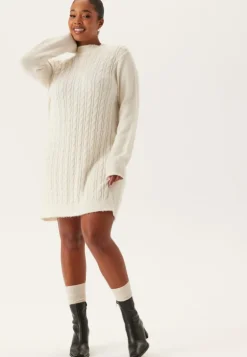 Cable Knit Sweater Dress