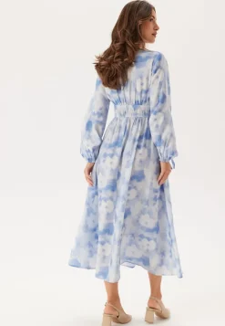 CC V-neck Viscose Strap L/S Dress