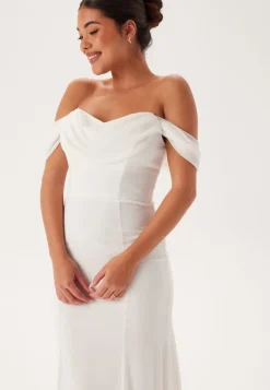 Chiffon Off Shoulder Maxi Dres
