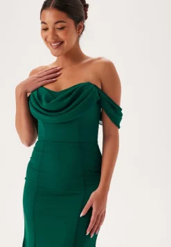Chiffon Off Shoulder Maxi Dress