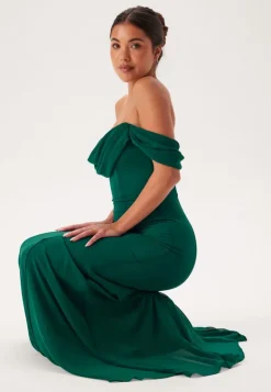Chiffon Off Shoulder Maxi Dress