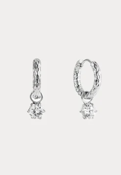Como Hoop Earring Crystal