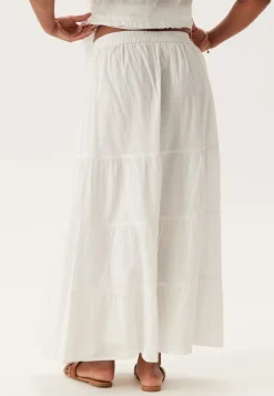 Cotton Dobby Dot Maxi Skirt