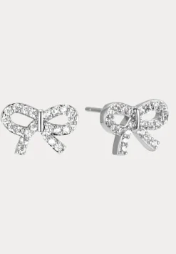 Crystal Bow Earring
