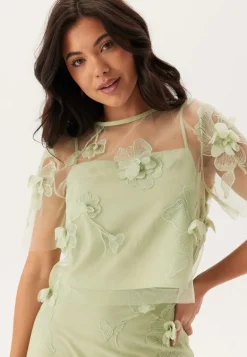 3D Floral T-shirt Blouse