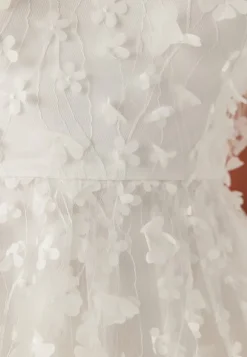 3D Floral V-neck Dress