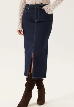 Denim Midi Skirt