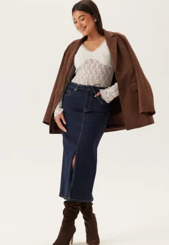 Denim Midi Skirt