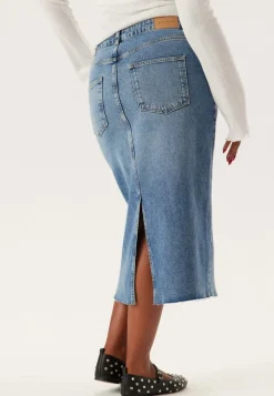 Denim Midi Skirt