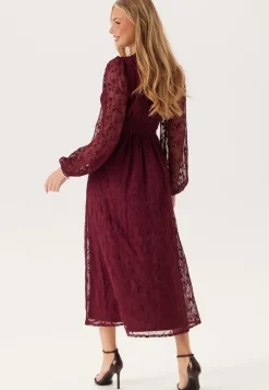 Embroidered Midi Dress