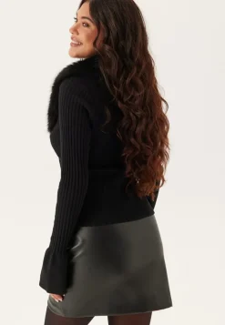 Faux Fur Cardigan
