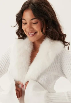 Faux Fur Cardigan