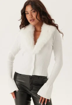 Faux Fur Cardigan