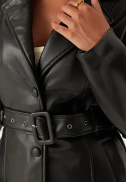 Faux Fur PU Jacket