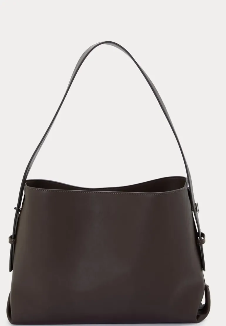 Faux Leather Tote Bag