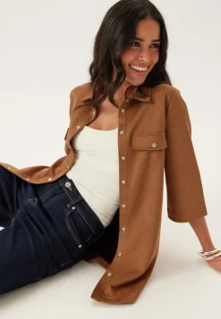 Faux Suede Shirt