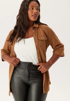 Faux Suede Shirt