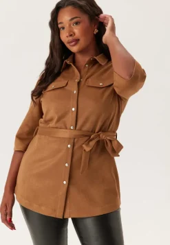 Faux Suede Shirt
