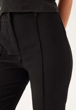 Flared Structured Suit Trousers