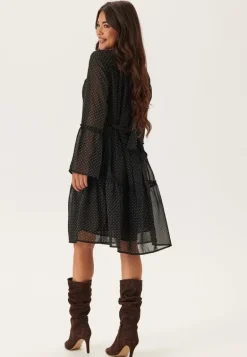 Flounce Sleeve Dress