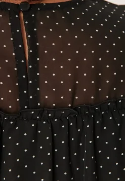 Flounce Sleeve Dress