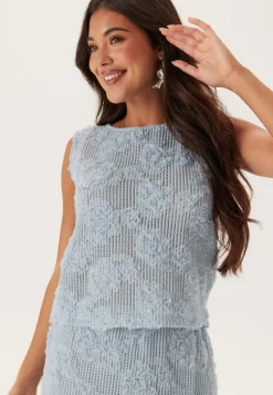 Flower Mesh Top