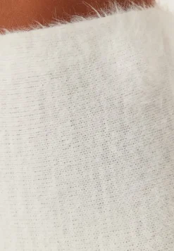 Fluffy Knitted Short Skirt