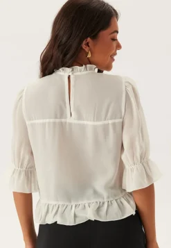 Frill Short Sleeve Blouse