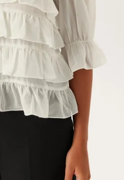 Frill Short Sleeve Blouse