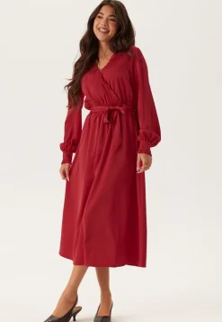 Frill Wrap Dress