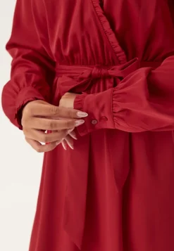 Frill Wrap Dress