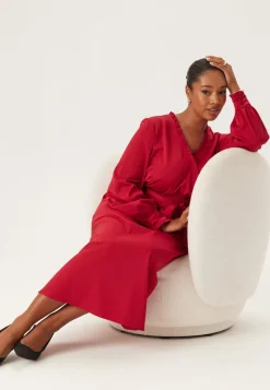 Frill Wrap Dress