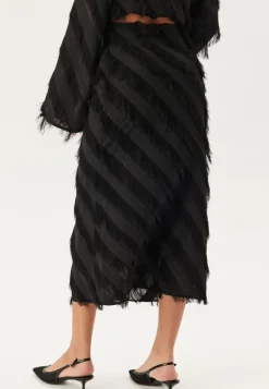 Fringe Midi Skirt