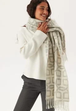 G Pattern Wool Scarf