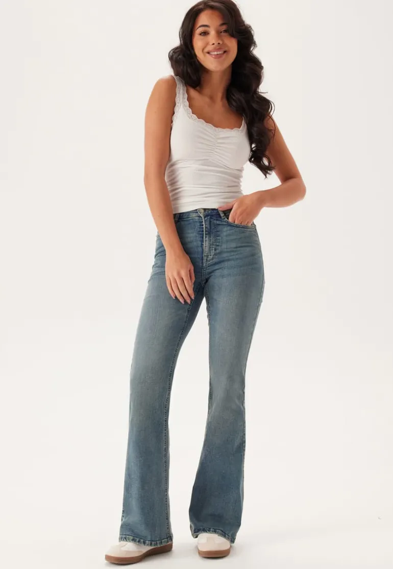 High Flare Superstretch Jeans