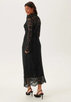 High Neck Cotton Lace Dress