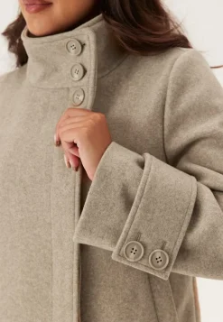 High Neck Short Coat