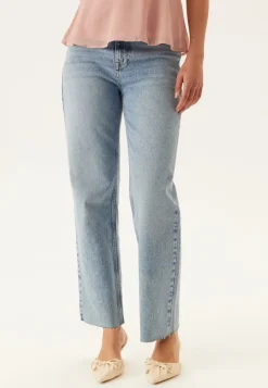 High Straight Ankle Jeans