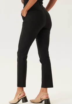 High Waist Stretchy Front Pocket Trousers
