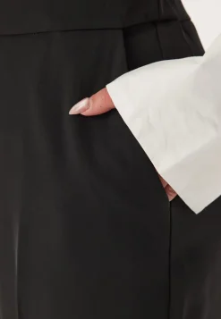 High Waist Wide Suit Pants